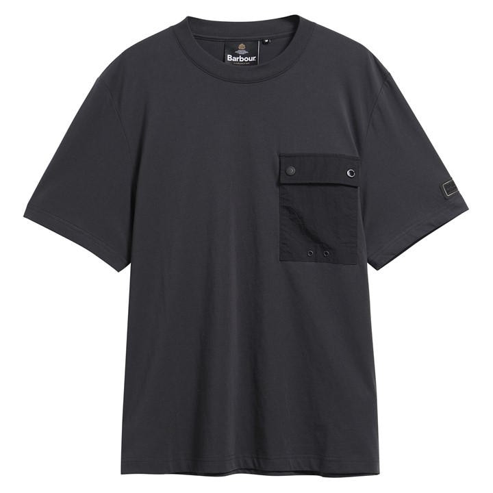 International  Men's  B.int Inline T-Shirt Sn64, Football by Barbour  in Size L, Sports Direct