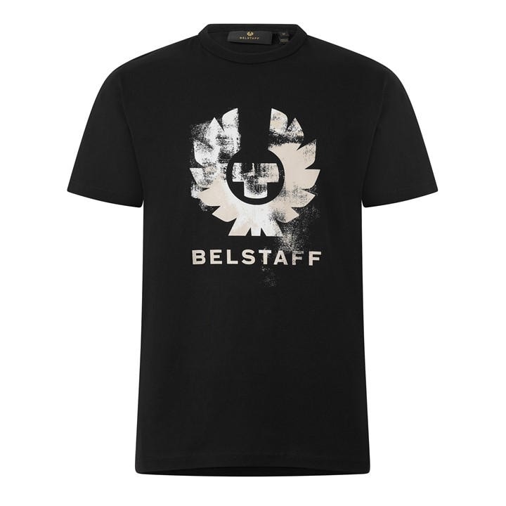 Belstaff Men's Black Blur Tee Sn64 in Size XL, Sports Direct