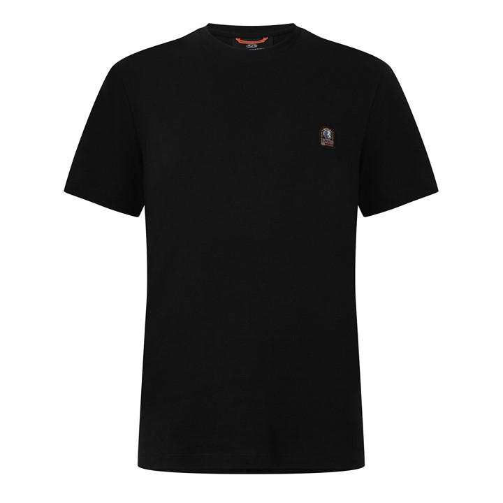 Parajumpers Men's Black Para Patch Tee Sn64 in Size XL, Sports Direct