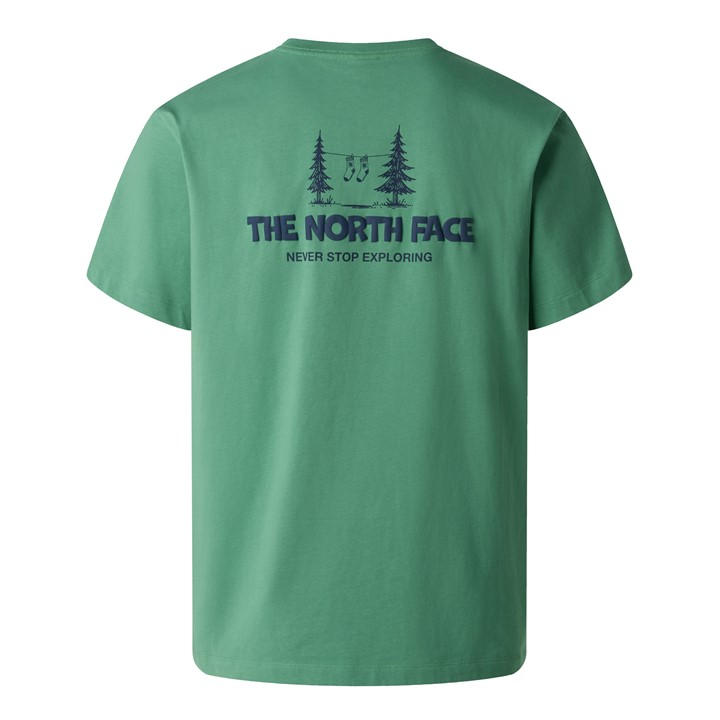 The North Face Men' Green Tnf Camping Tee in Size S, Sports Direct