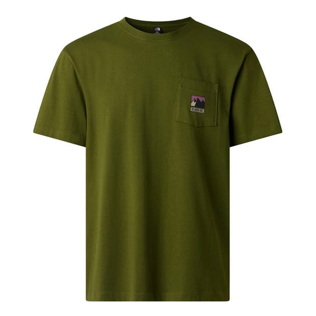 Woodland Green - The North Face - TNF Mountain Logo Tee Mens
