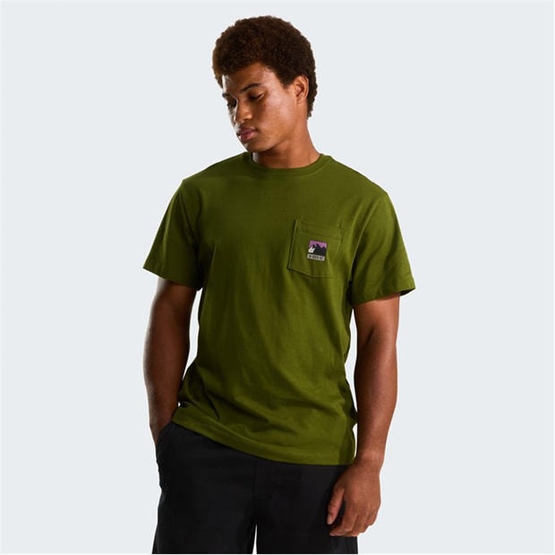 Woodland Green - The North Face - TNF Mountain Logo Tee Mens
