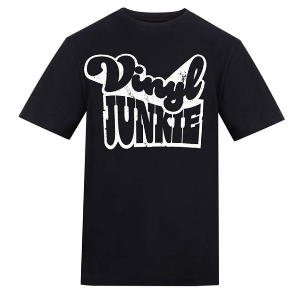 Vinyl Junkie - AWD - Unisex Music Printed Tee