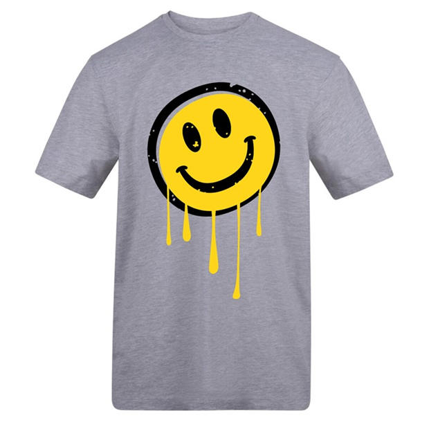 Melting Smiley - AWD - Unisex Music Printed Tee