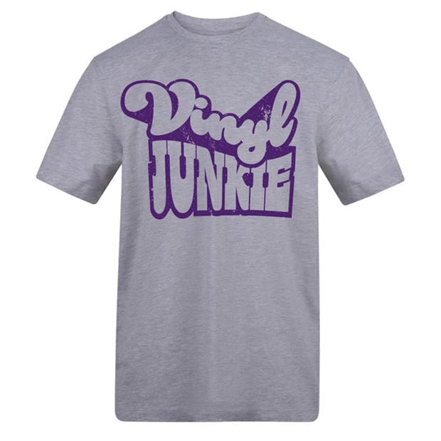 Vinyl Junkie - AWD - Unisex Music Printed Tee