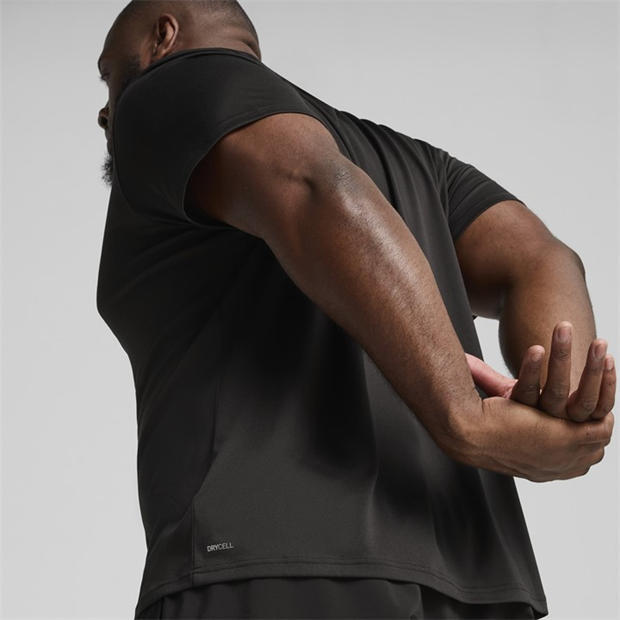 Puma Black - Puma - Puma M Tad Essentials Solid Cat Tee (Lc S T-Shirt Mens