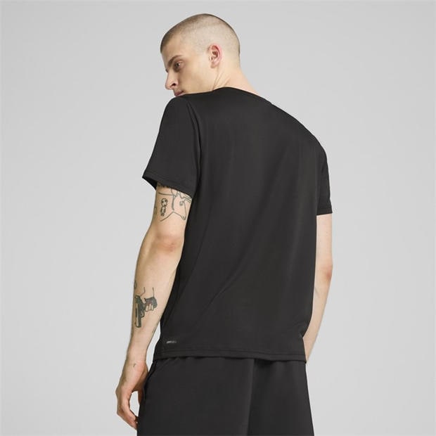 Puma Black - Puma - Puma M Tad Essentials Solid Cat Tee (Lc S T-Shirt Mens