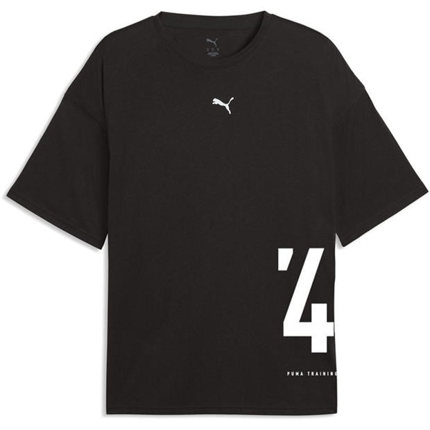 Puma Black - Puma - Men's Graphic Oversized T-Shirt