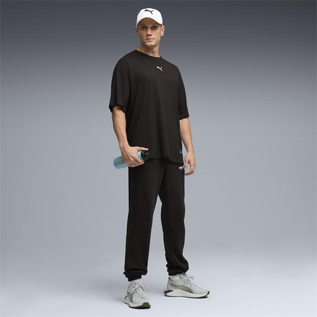 Puma Black - Puma - Men's Graphic Oversized T-Shirt