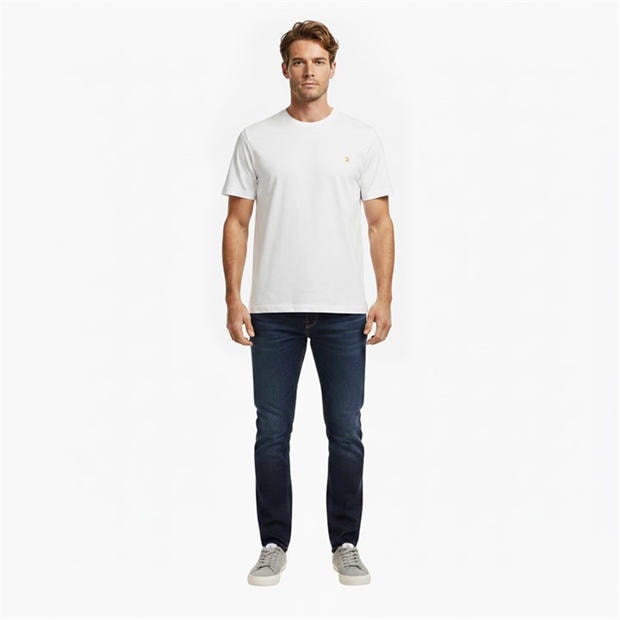 White 104 - Farah - Men's Harrow SS T-Shirt