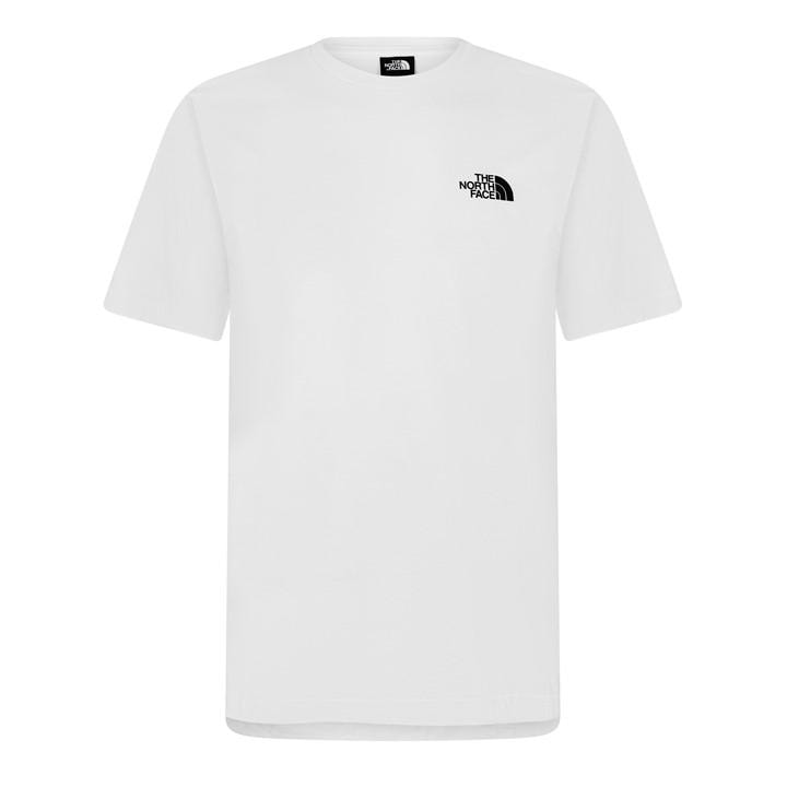 The North Face Men's White Regular Fit Simple Dome T-Shirt in Size XS, Sports Direct