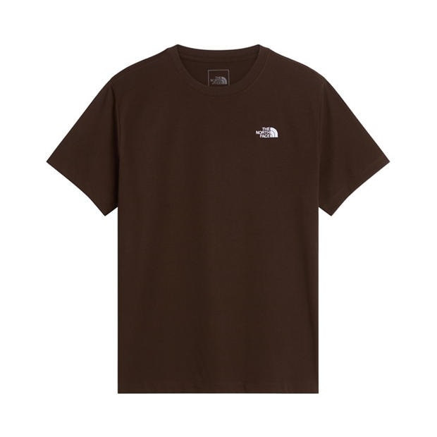 Dark Chestnut - The North Face - Regular Fit Simple Dome T-Shirt Mens