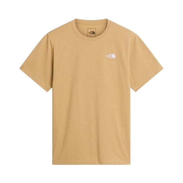 Khaki Stone - The North Face - Regular Fit Simple Dome T-Shirt Mens