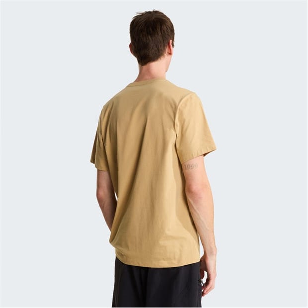 Khaki Stone - The North Face - Regular Fit Simple Dome T-Shirt Mens
