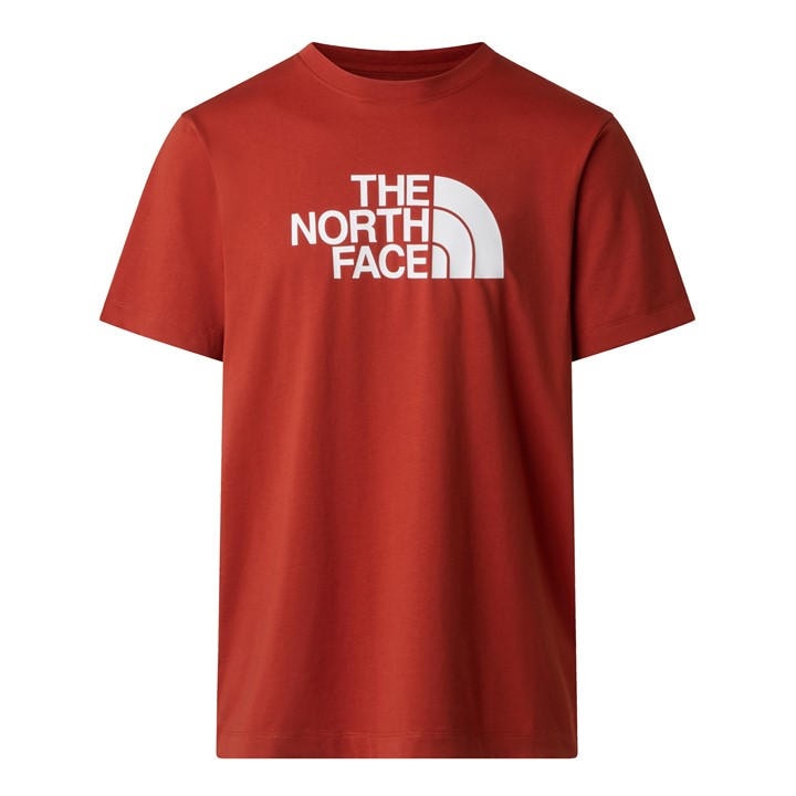 The North Face Men's Orange Regular Fit Short Sleeve T-Shirt in Size XS, Sports Direct