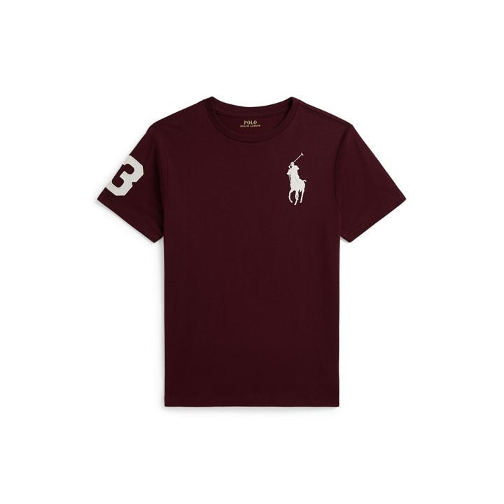 Polo Ralph Lauren Boys Red Kids' Big T-Shirt in Size 11 - 12 Years, Sports Direct