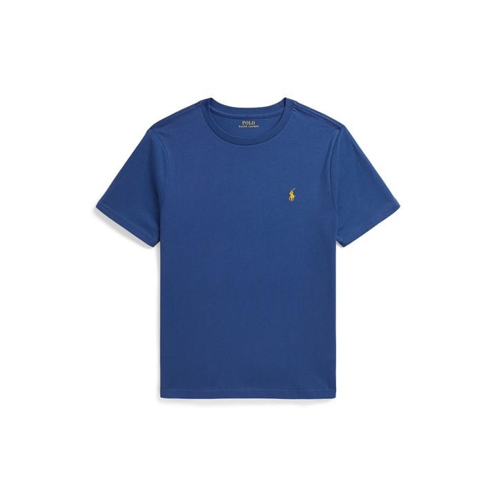 Polo Ralph Lauren Boys Blue Kids' Custom T-Shirt in Size 3 - 4 Years, Sports Direct
