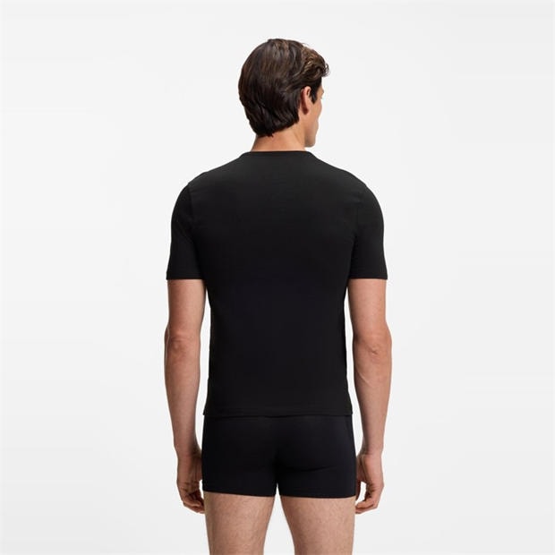 Open Misc - Boss - Mens BOSS Bodywear 3 Pack Premium Cotton T-Shirts - Crew Neck