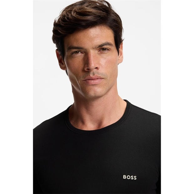 Open Misc - Boss - Mens BOSS Bodywear 3 Pack Premium Cotton T-Shirts - Crew Neck