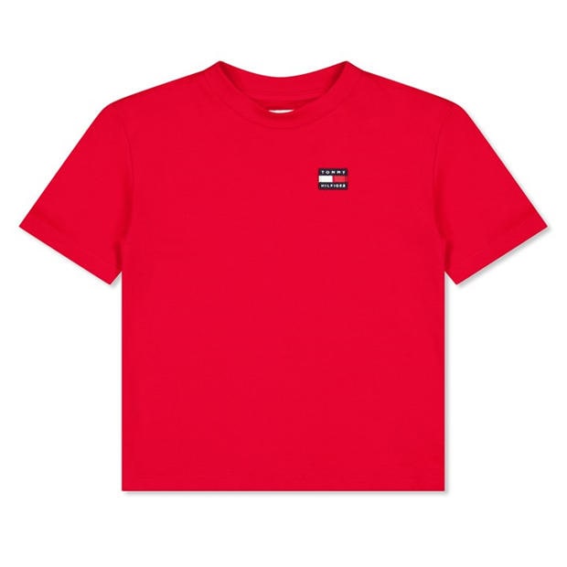 Primary Red - Tommy Hilfiger - Kids' Heritage Flag T-Shirt