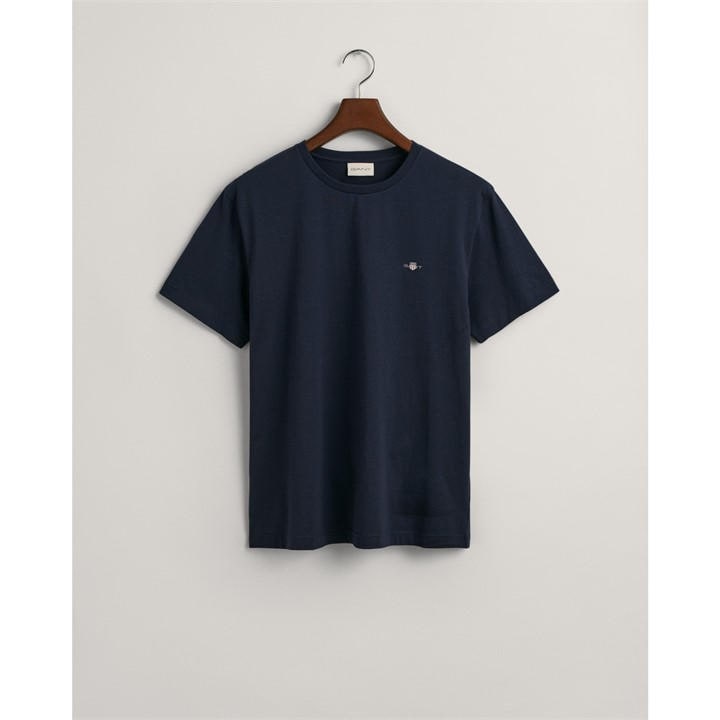 Gant Men's Blue Regular Fit Shield T-Shirt in Size 3XL, Sports Direct