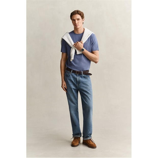 Blue H 476 - Gant - Regular Fit Shield T-Shirt
