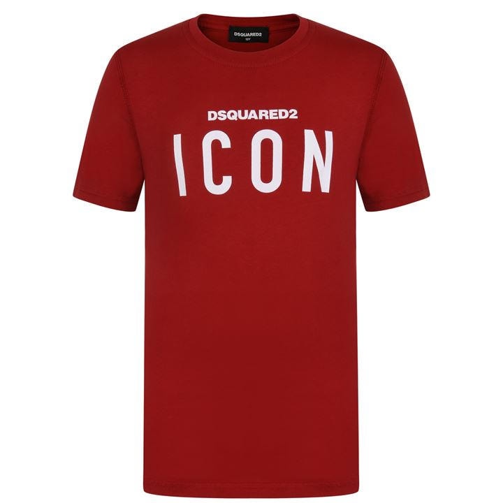 Dsquared2  Kids Red 's Icon T Shirt in Size 9 - 10 Years, Sports Direct