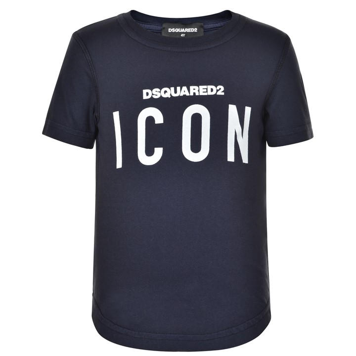 Dsquared2  Kids Blue 's Icon T Shirt in Size 13 - 14 Years, Sports Direct