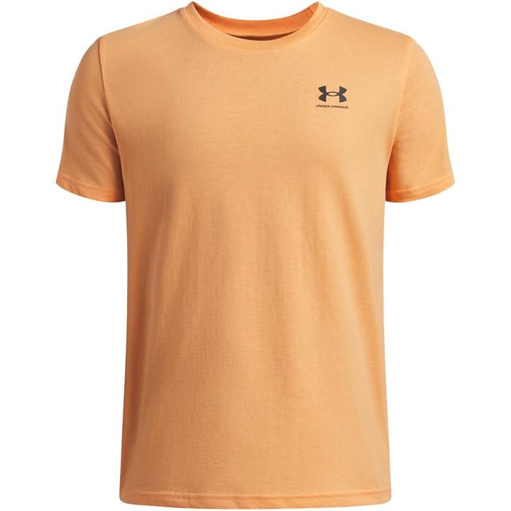 Under Armour Boys Orange Ua Sportstyle Short Sleeve in Size 11 - 12 Years, Sports Direct