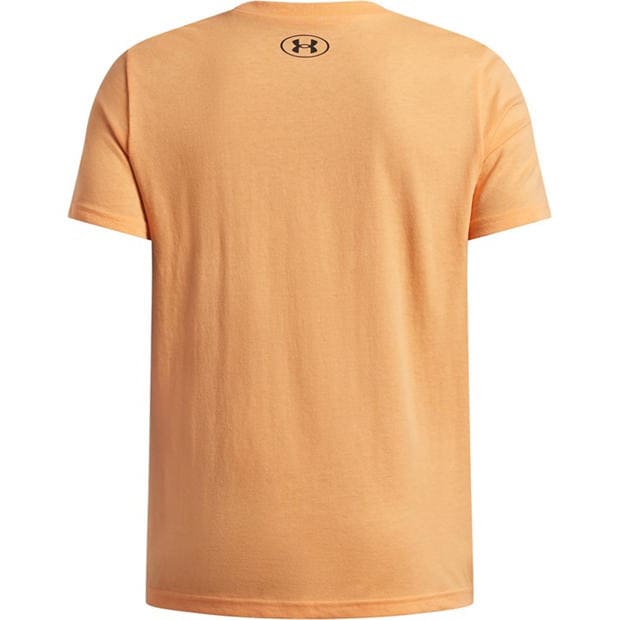 Orange/Black - Under Armour - UA Sportstyle Boys Short Sleeve