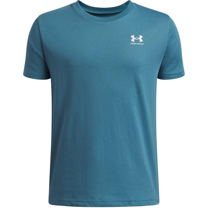 Under Armour Boys Blue Ua Sportstyle Short Sleeve in Size 13 - 14 Years, Sports Direct