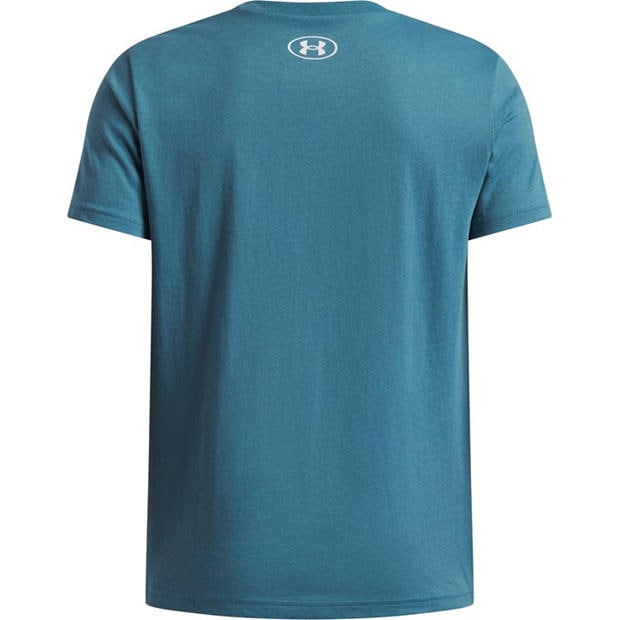 Boun Blue/White - Under Armour - UA Sportstyle Boys Short Sleeve