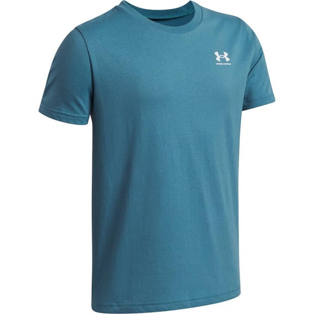 Boun Blue/White - Under Armour - UA Sportstyle Boys Short Sleeve