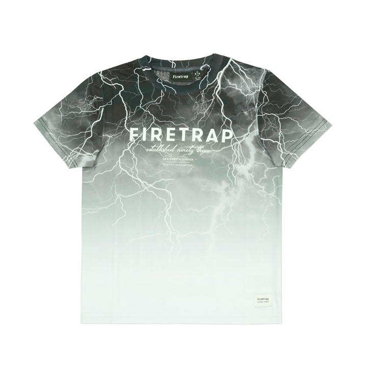 Firetrap Boys Black Sub T Shirt  in Size 11 - 12 Years, Sports Direct