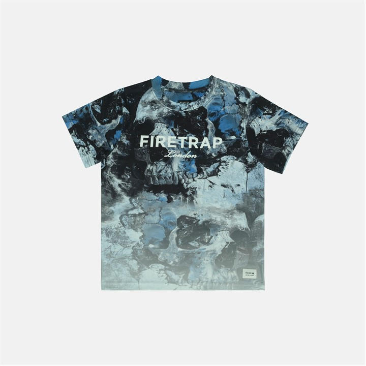 Firetrap Boys Blue Sub T Shirt  in Size 11 - 12 Years, Sports Direct