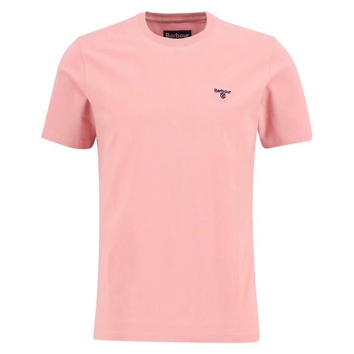 Barbour Men's Pink Essentials Sports T-Shirt in Size M, Sports Direct