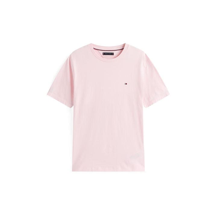 Tommy Hilfiger Men's Pink Short-Sleeved T-Shirt in Size 2XL, Sports Direct