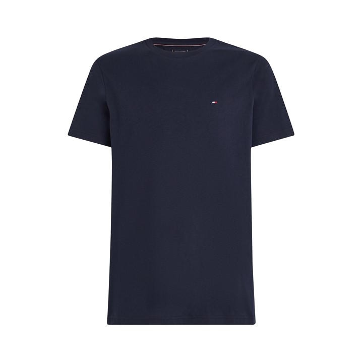 Tommy Hilfiger Men's Blue Short-Sleeved T-Shirt in Size L, Sports Direct
