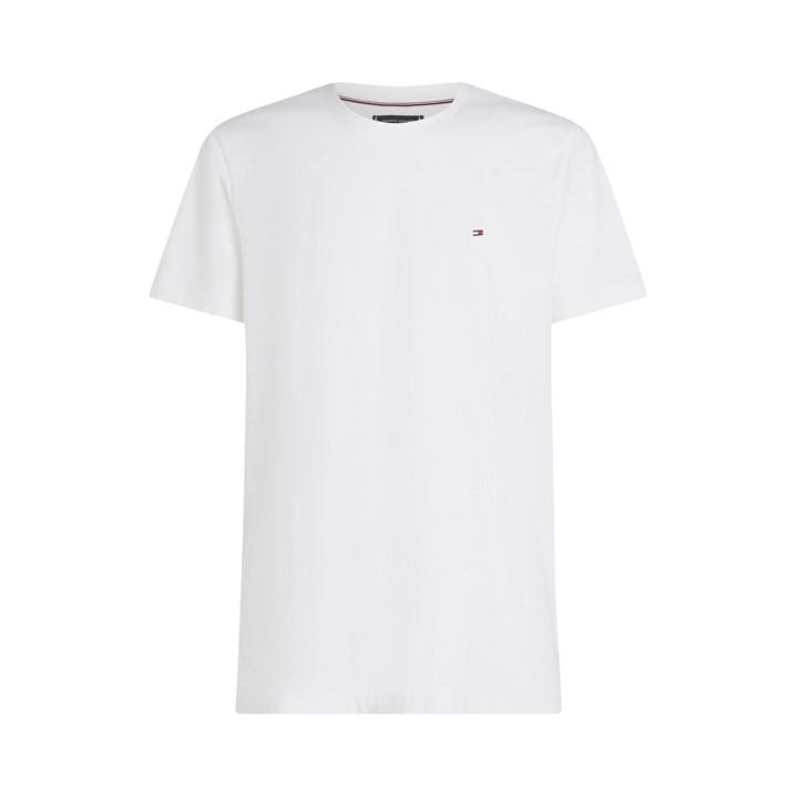 Tommy Hilfiger Men's White Short-Sleeved T-Shirt in Size 2XL, Sports Direct