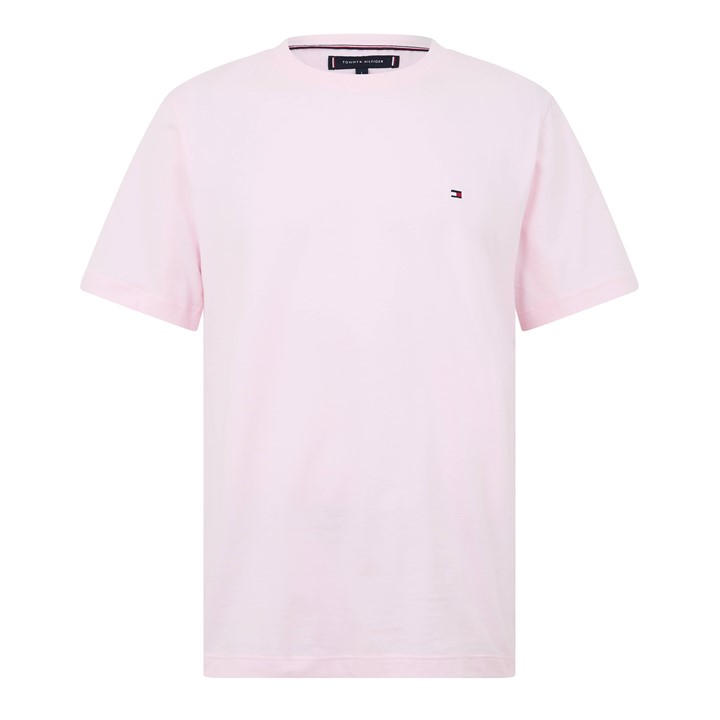 Tommy Hilfiger Men's Pink Short-Sleeved T-Shirt in Size M, Sports Direct