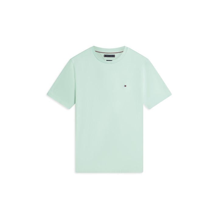 Tommy Hilfiger Men's Green Short-Sleeved T-Shirt in Size L, Sports Direct