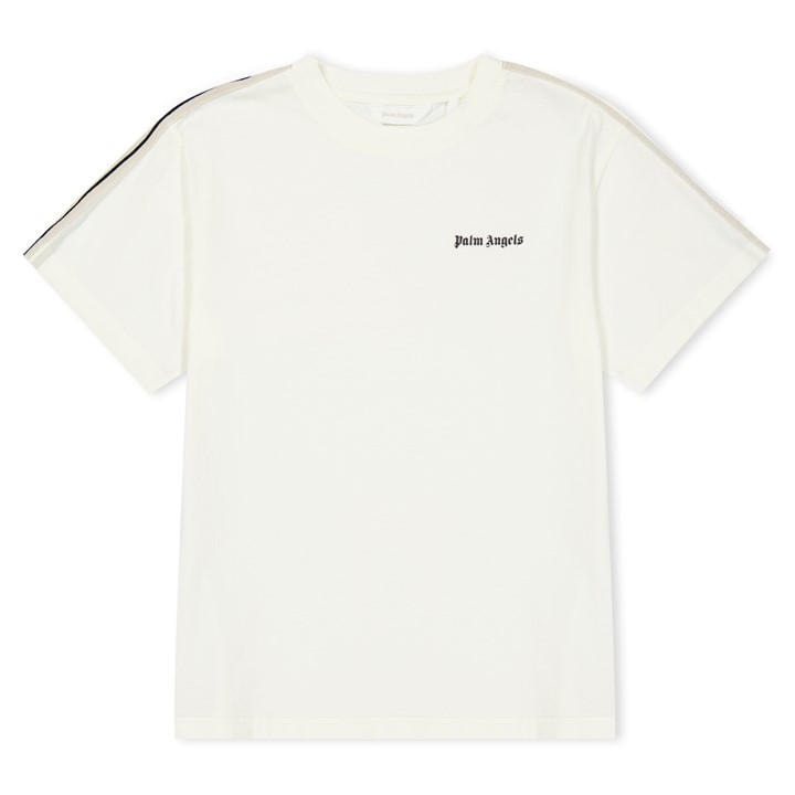 Palm Angels Boys Cream Track T-Shirt , Sports Direct