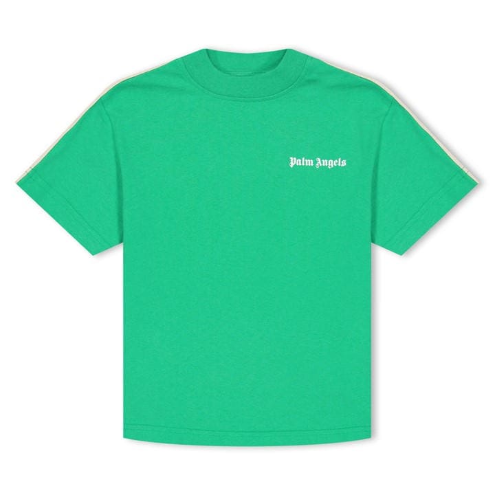 Palm Angels Boys Green Track T-Shirt , Sports Direct