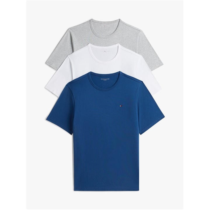 Tommy Hilfiger Men's  3 Pack Short Sleeve T-Shirts in Size M, Sports Direct