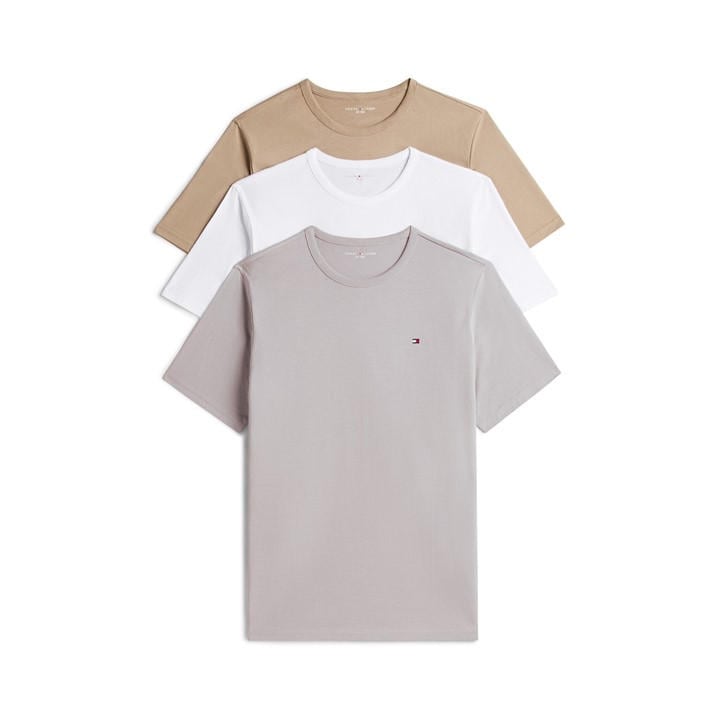 Tommy Hilfiger Men's  3 Pack Short Sleeve T-Shirts in Size XL, Sports Direct