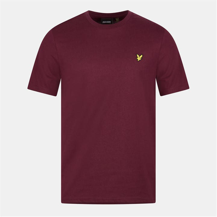 Lyle And Scott Men's Red Basic Logo T Shirt in Size XL, Sports Direct