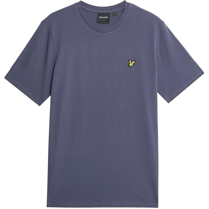 Lyle And Scott Men' Purple Basic Logo T Shirt in Size S, Sports Direct