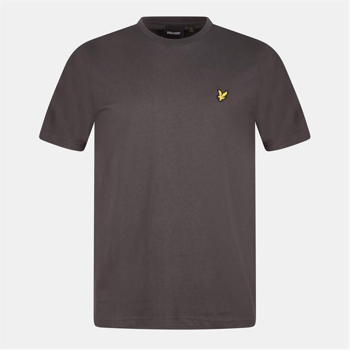 Lyle And Scott Men' Grey Basic Logo T Shirt in Size S, Sports Direct