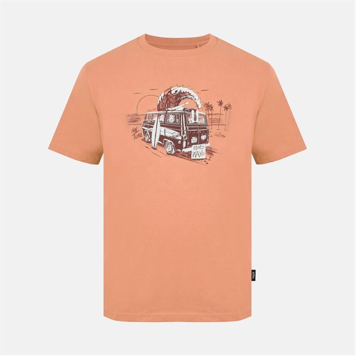 Hot Tuna Men' Red Crew T Shirt in Size S, Sports Direct