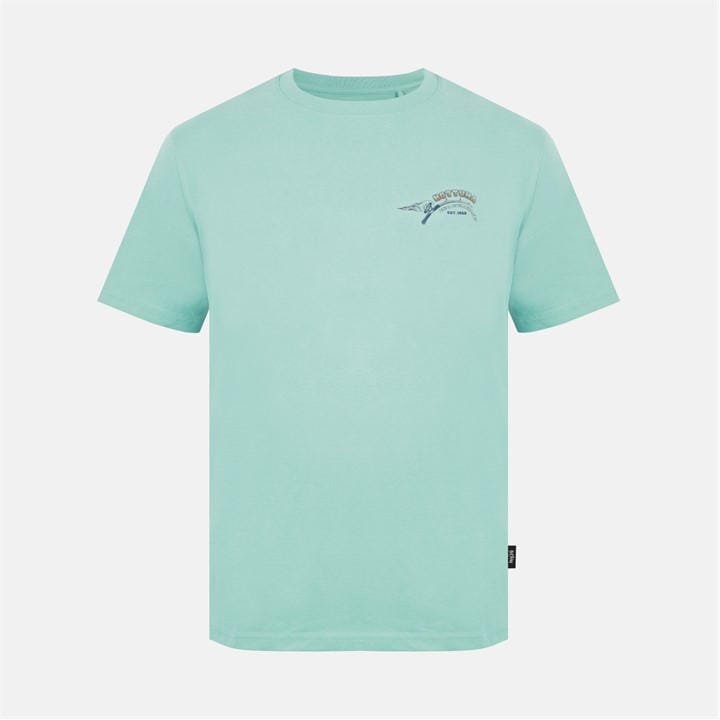 Hot Tuna Men' Green Crew T Shirt in Size S, Sports Direct